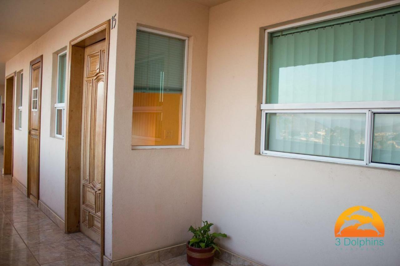 3 Dolphins Apartment Rosarito Bagian luar foto